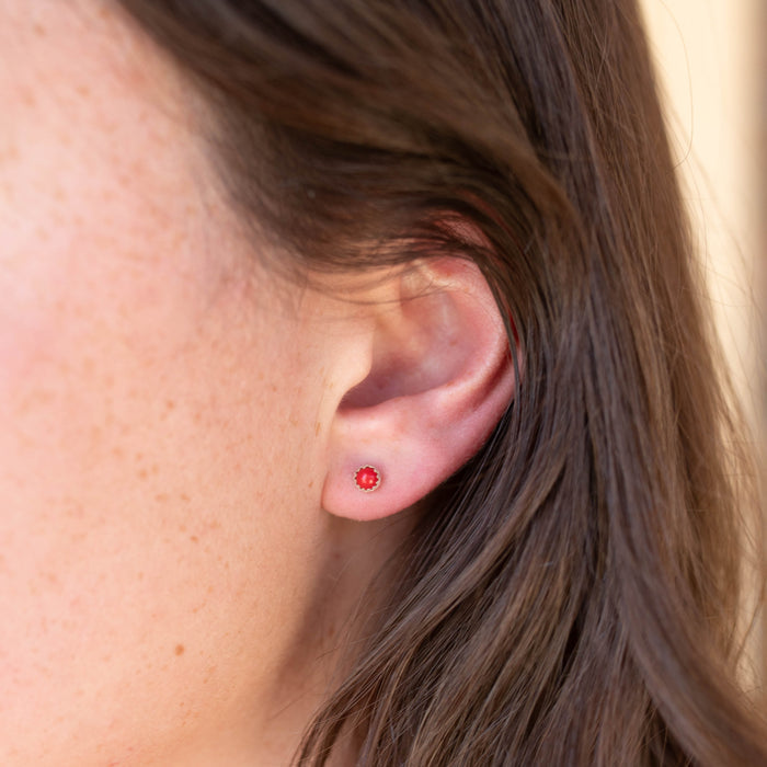 Firecracker Studs - Red