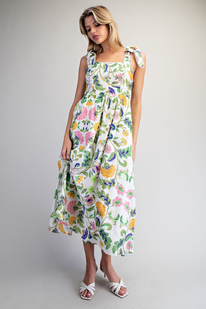 Floral Tie Dress