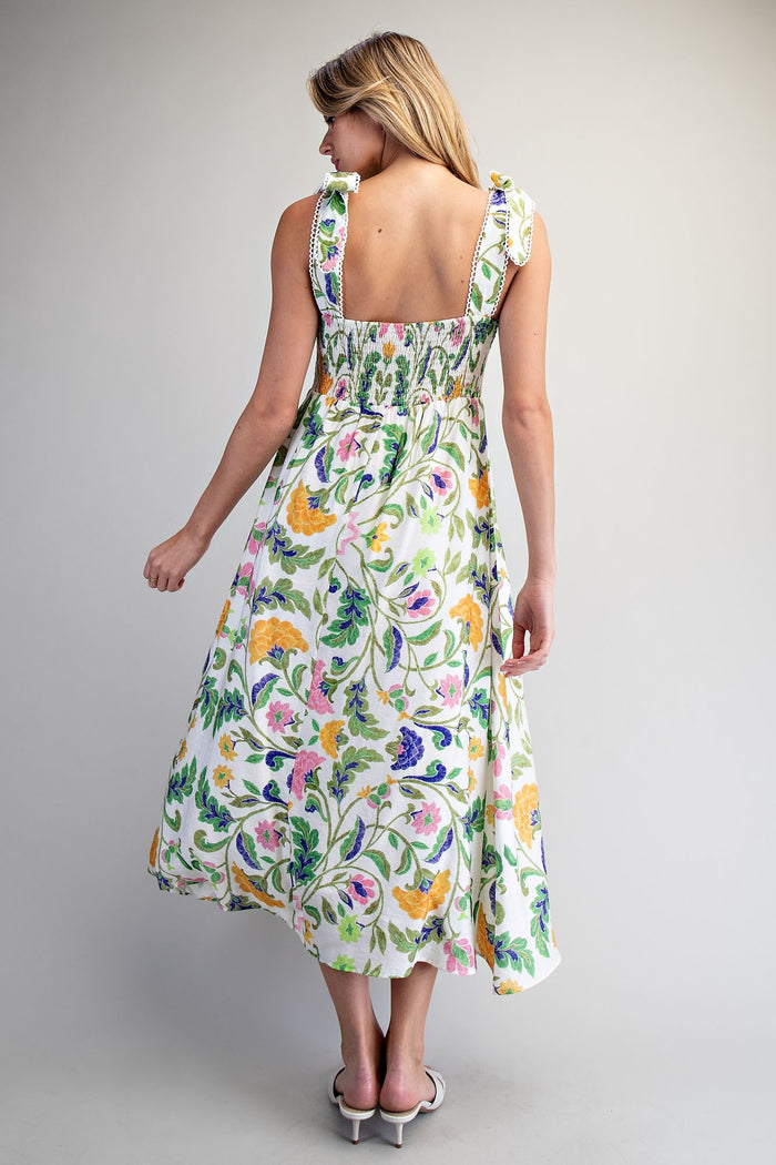 Floral Tie Dress