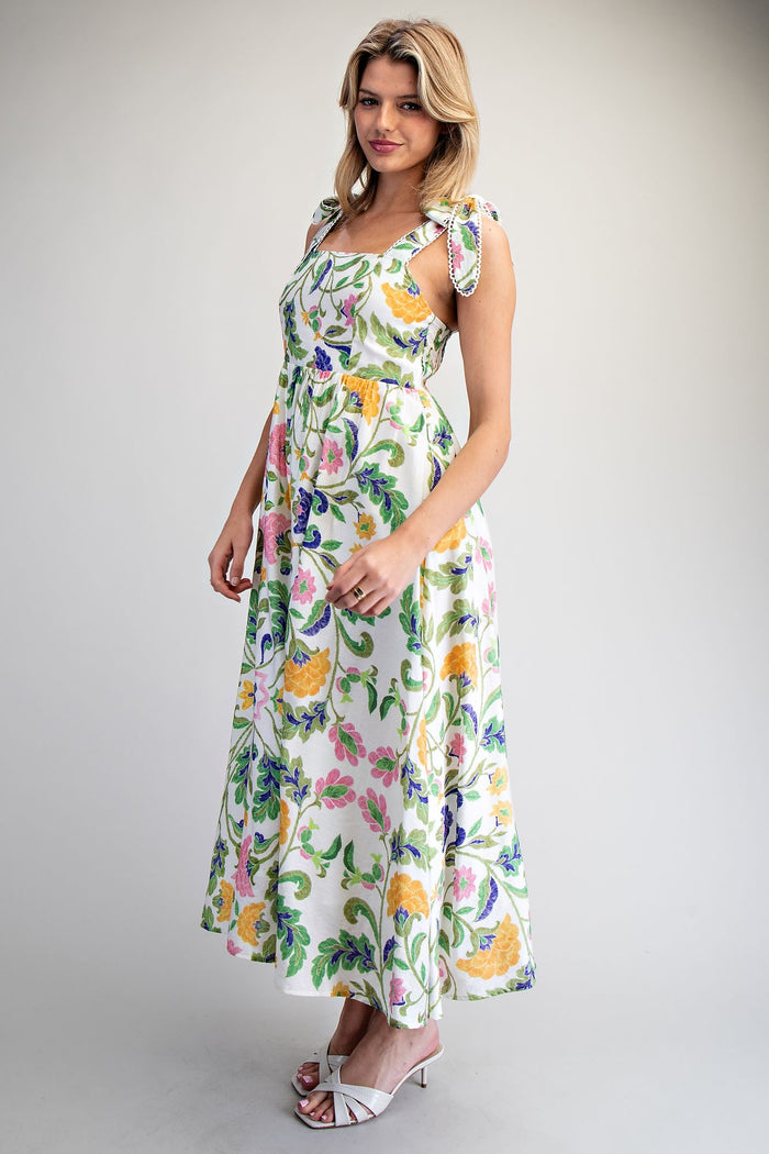 Floral Tie Dress