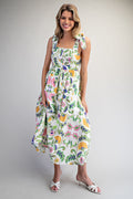 Floral Tie Dress