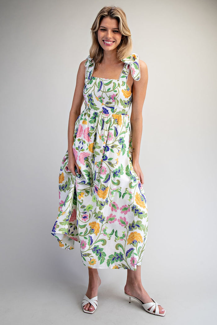Floral Tie Dress
