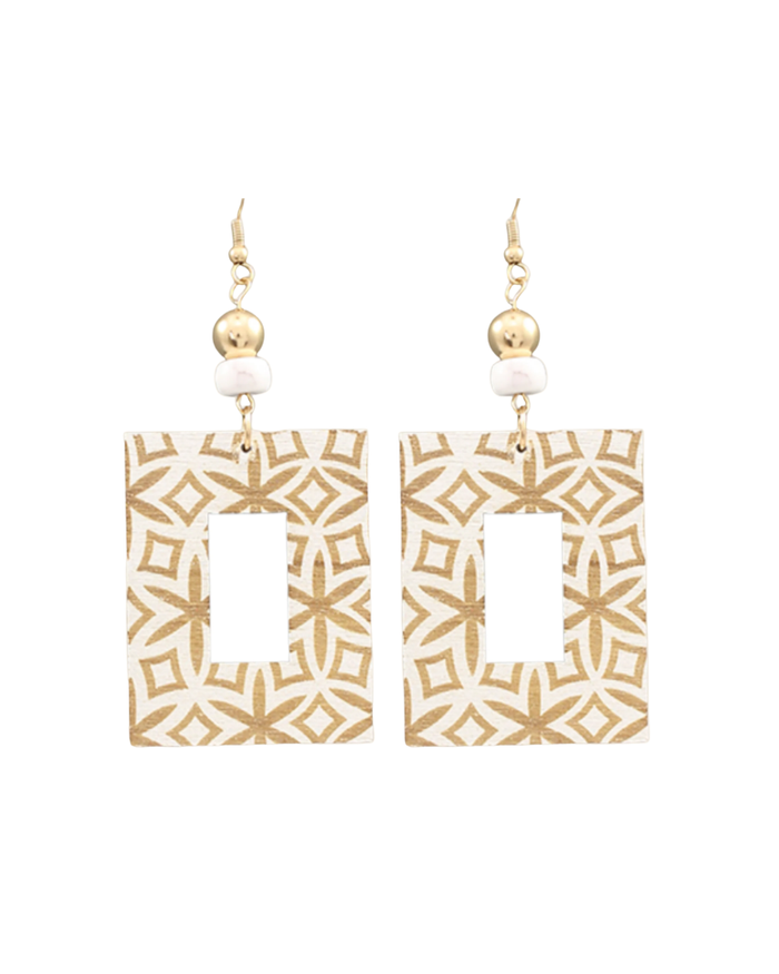 Geo Drop Earrings
