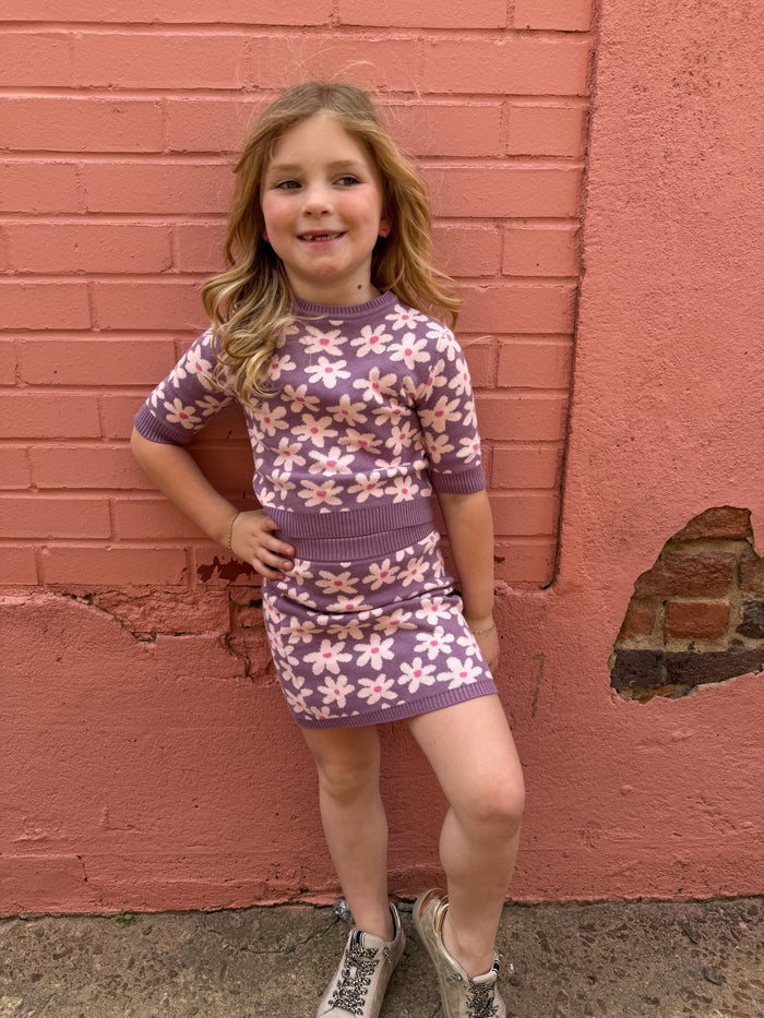 Girls Twiggy Floral Top by Finding Foxtale