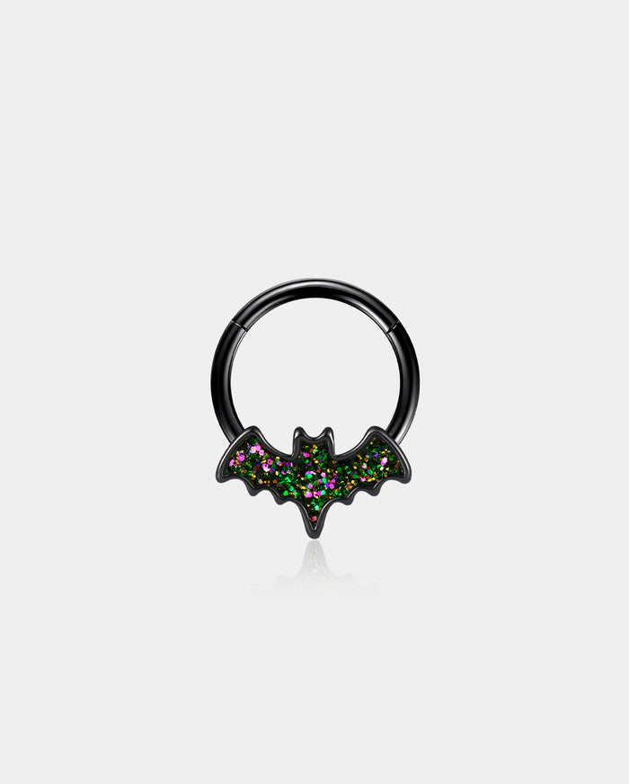 Glitter Bat Daith Septum Ring