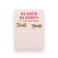 Gold Bow Earrings