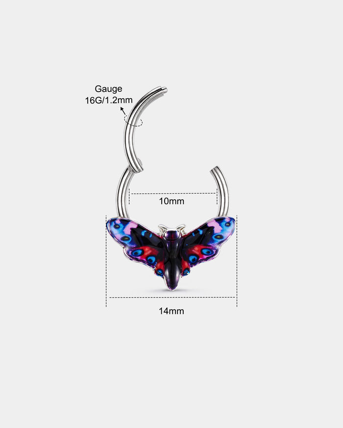 Gradient Moth Segment Septum Ring