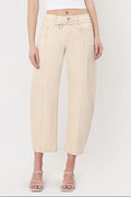 Harbor Stripe Barrel Jeans by Lovervet