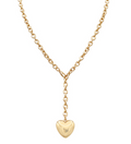 Heart Pendant Chain Link Necklace