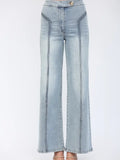 High Waisted Wide Leg Jean