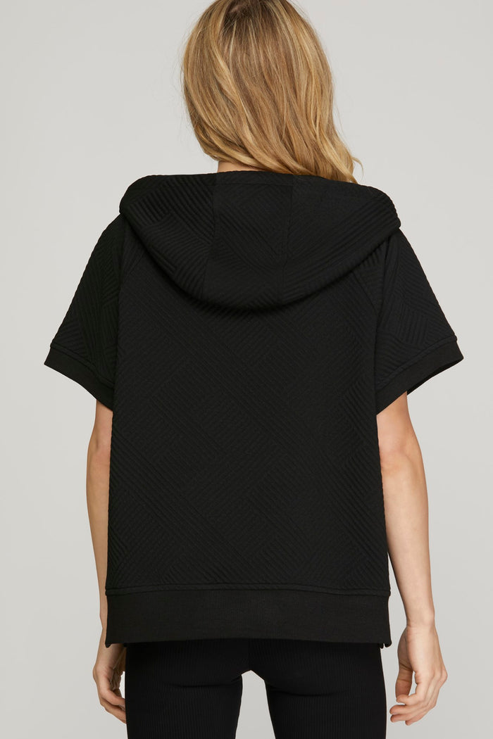 Is It or Isn't It Half Zip Hoodie (Top Only)