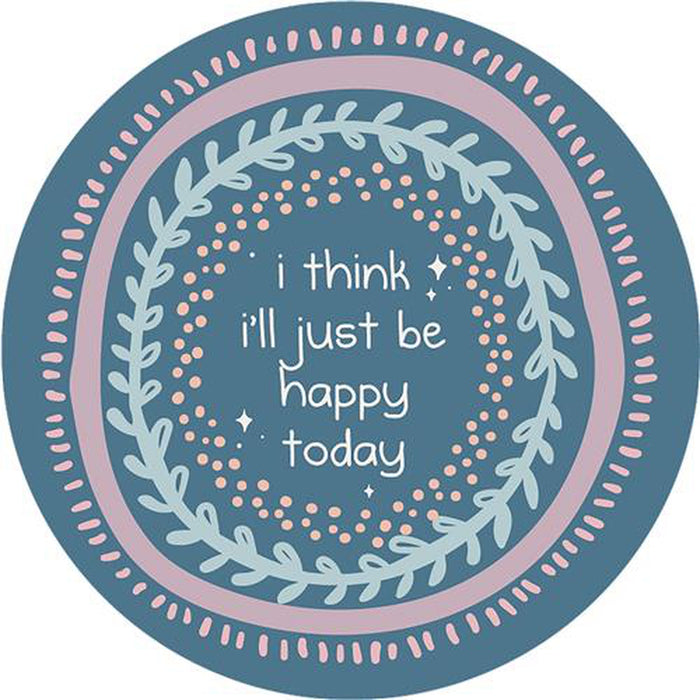 Happy today blue magnet