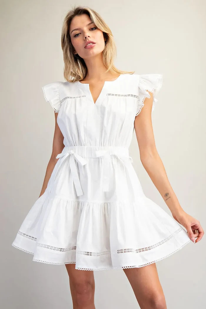Lace Mini Dress by ee:some