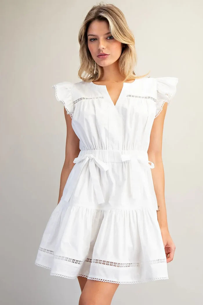 Lace Mini Dress by ee:some