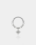 Lightning Bolt  Dangle Septum Ring