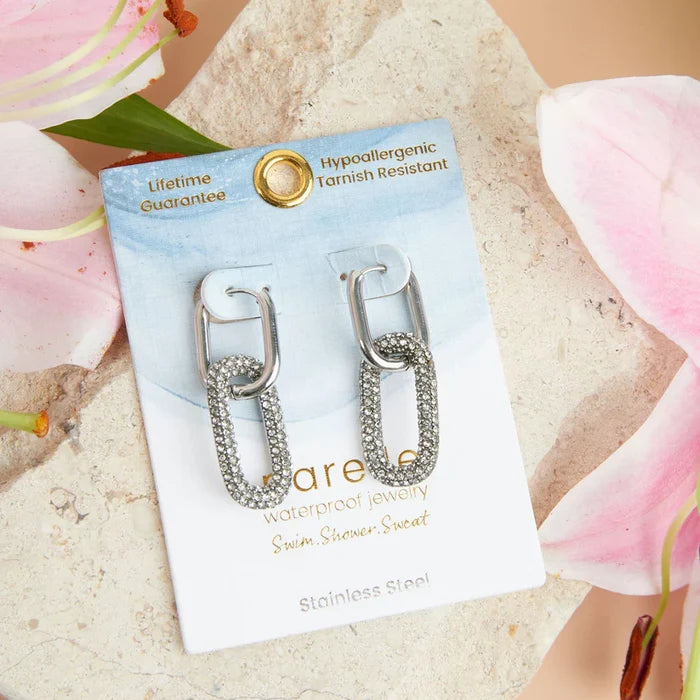 Linked Hoop Earrings