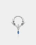 Lotus CZ Clicker Septum Ring
