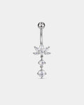 lotus belly ring
