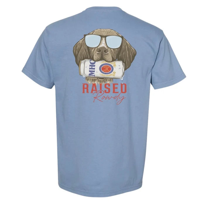 Mad Hatter Raised Rowdy Graphic Tee for Men
