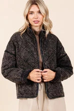 Mineral Washed Quilted Jacket *FINAL SALE*