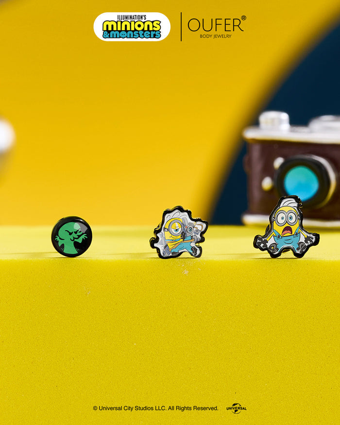 MINIONS × OUFER James & Henry & Goomi Cartilage Stud Set