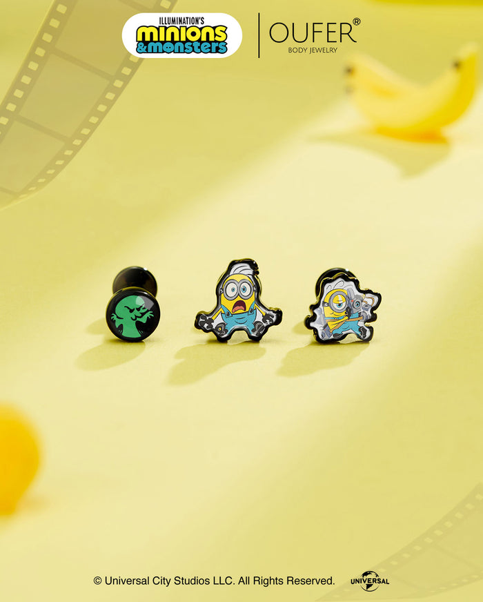 minions cartilage stud