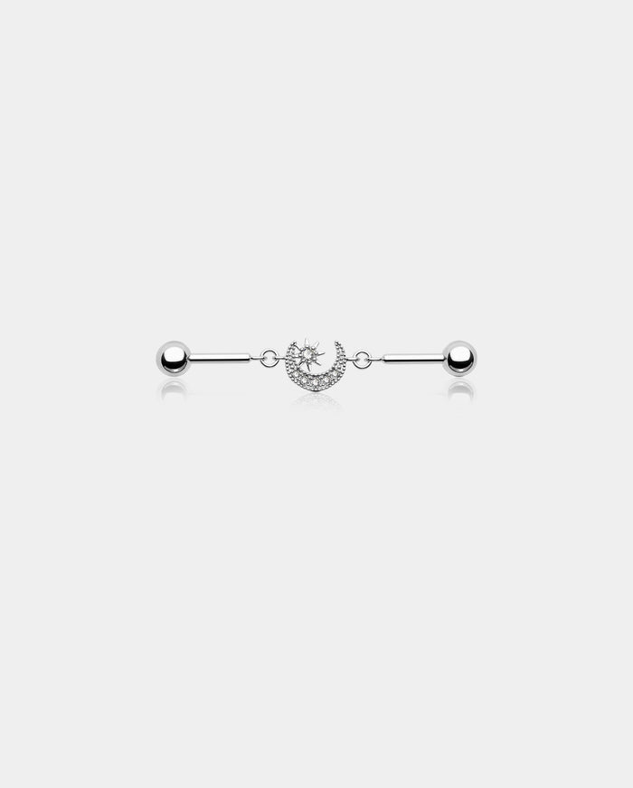 ear piercing industrial bar