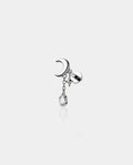 oufer moon & Star cartilage stud