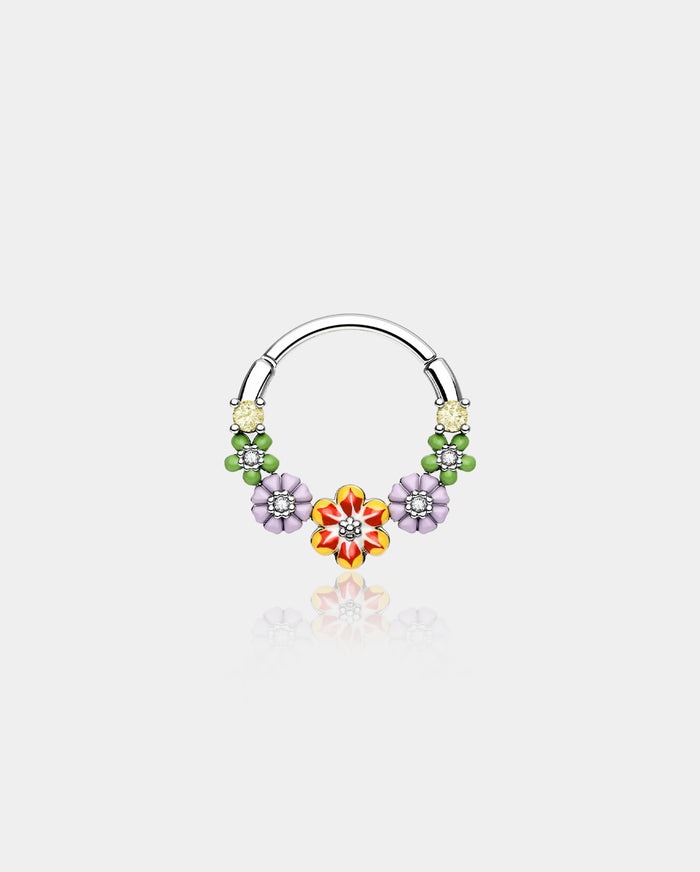 OUFER flower septum ring