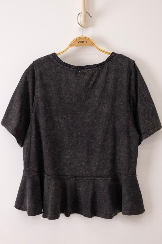 Next to You Lace Trim Top by Very J