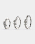 Offset CZ Splice Segment Nose Ring