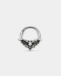 oufer Skull Moth septum ring