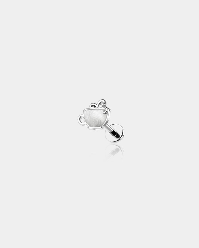 teacup cartilage stud