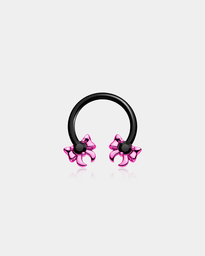 pink bow septum ring