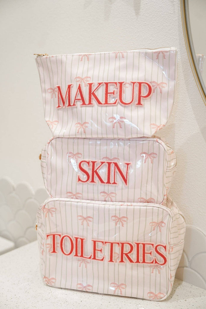 Pink Summer Makeup Bag