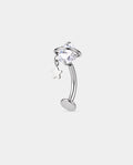 planet threadless floating belly ring