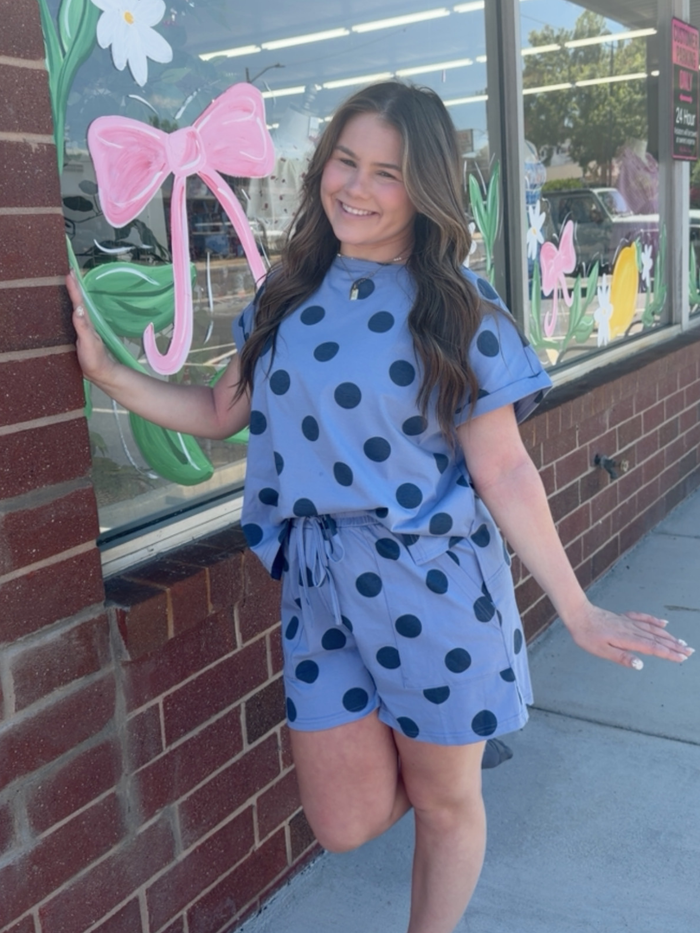Polka Dot Short Set