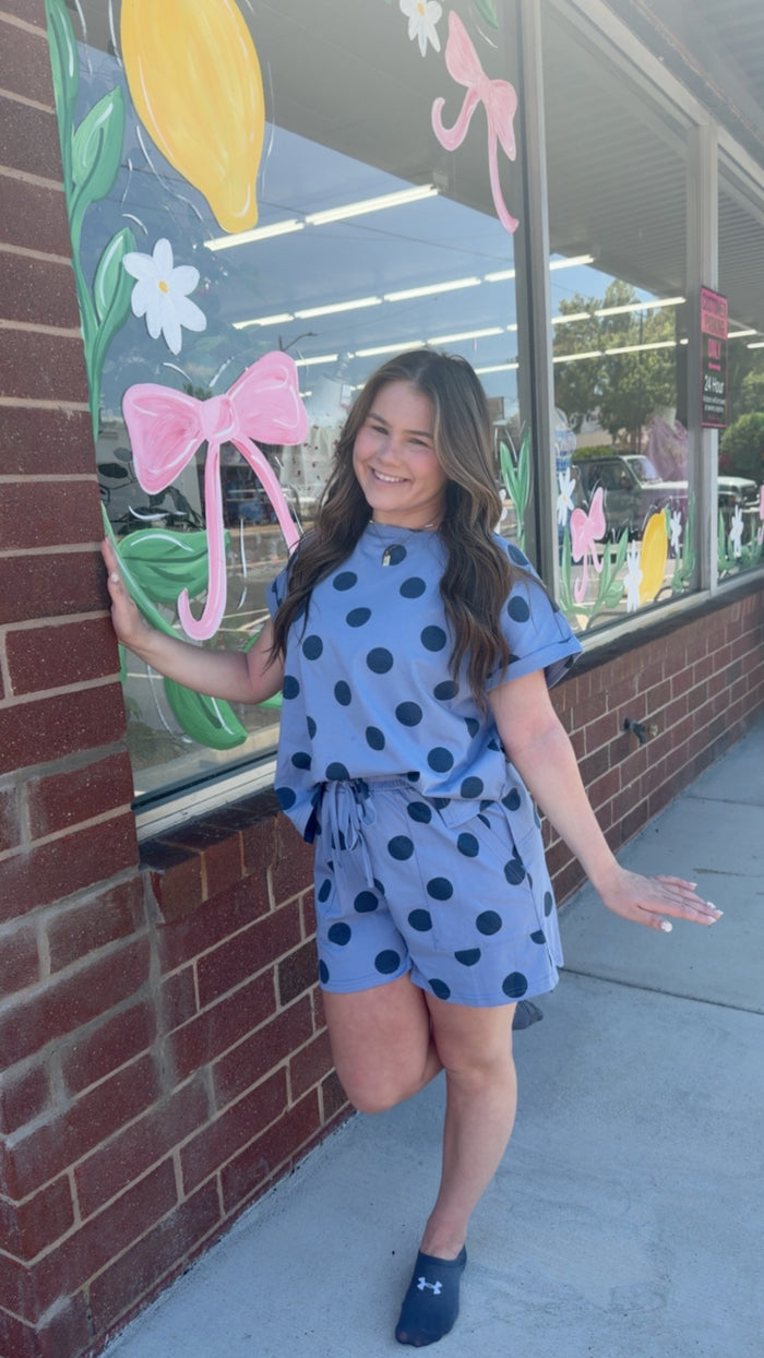 Polka Dot Short Set