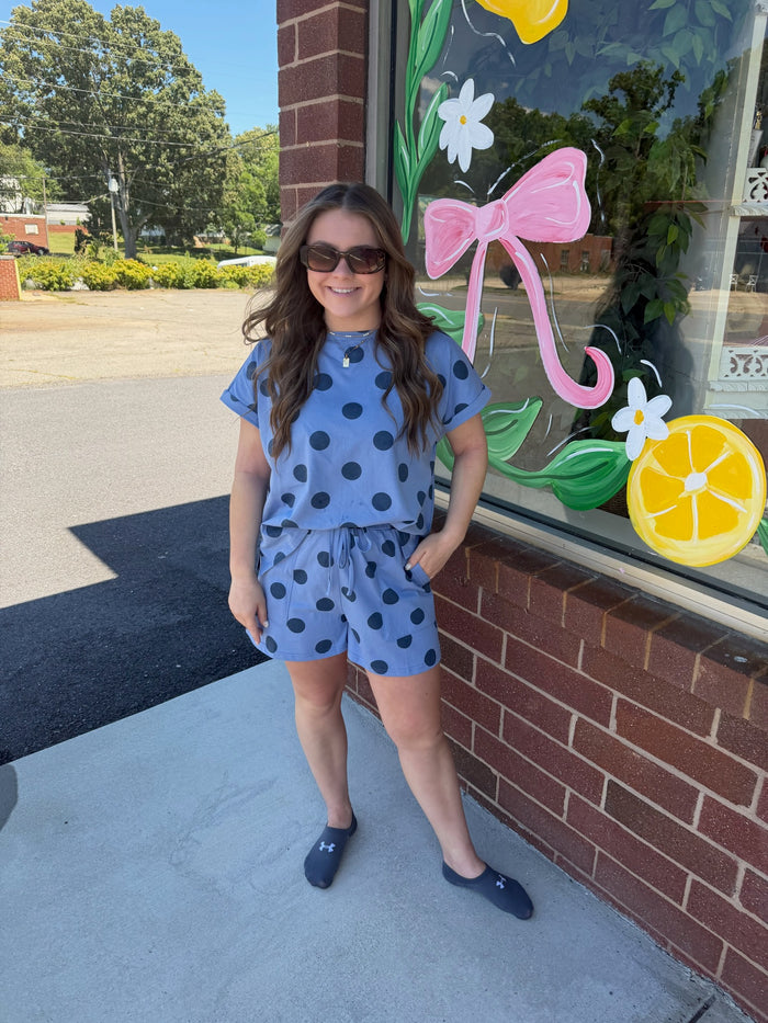 Polka Dot Short Set