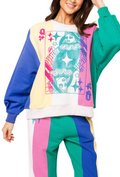 Queen Of Sparkles Color Sweatshirt