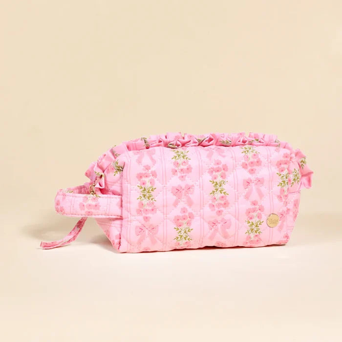 Quilted Cosmetic Pouch