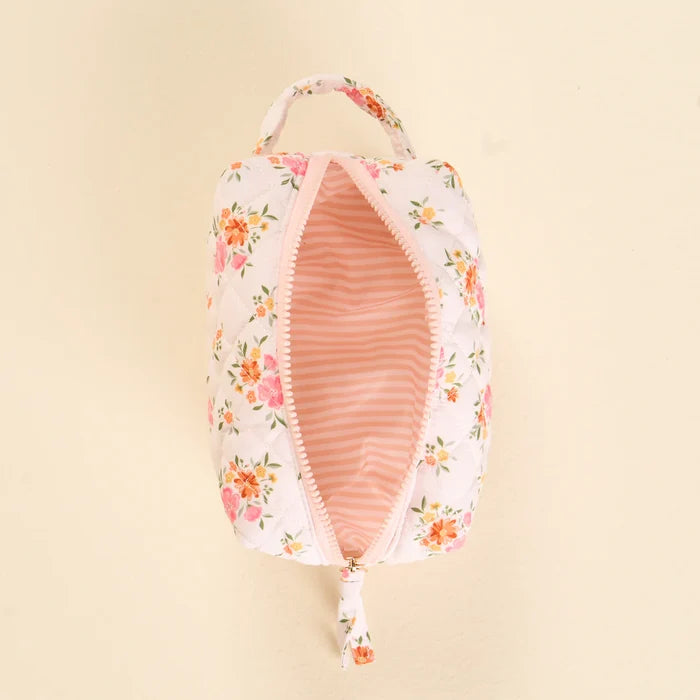 Quilted Cosmetic Pouch