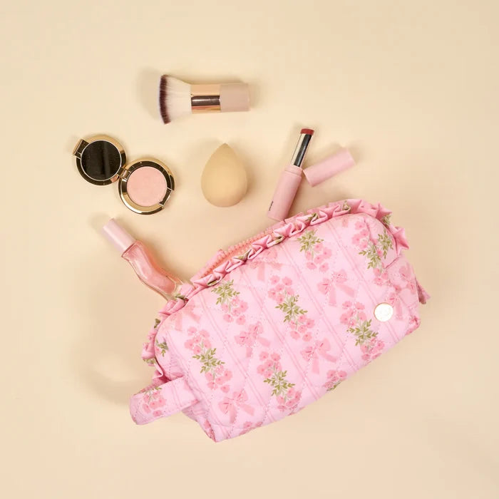 Quilted Cosmetic Pouch