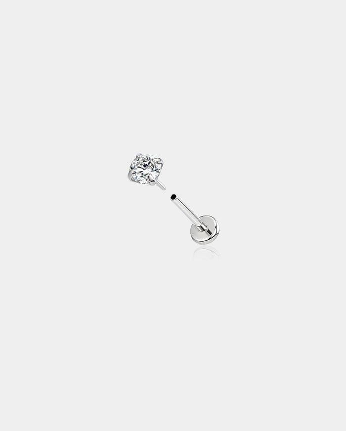 threadless nose stud