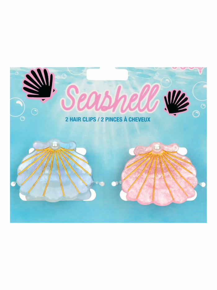 SHELL HAIR CLIPS