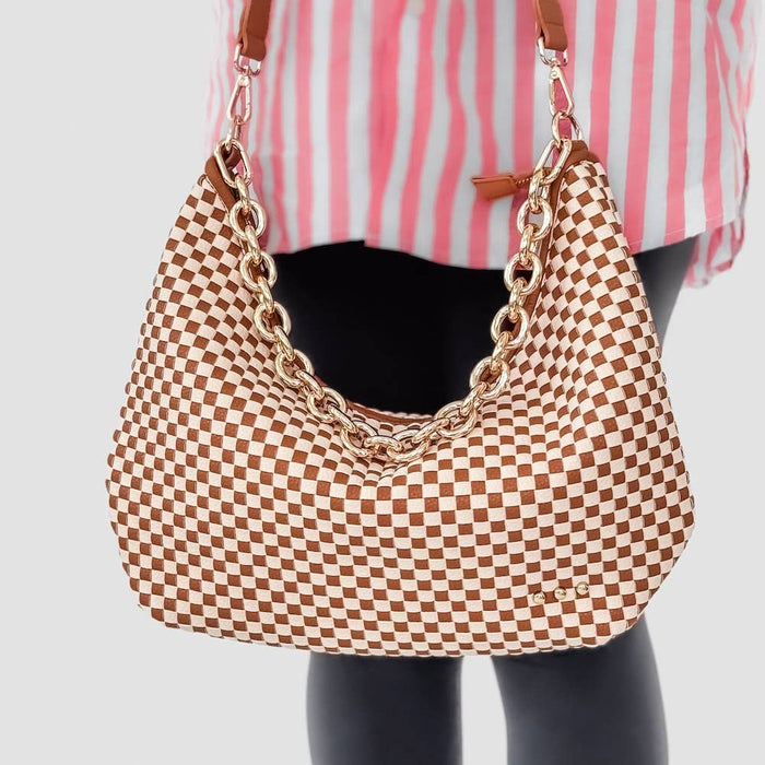 Sienna Slouchy Woven Shoulder Bag
