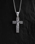 Silver cross CHRIST CRUCIFIX. SALVATION