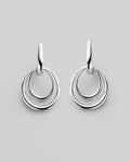 Silver earrings AÉRIEN
