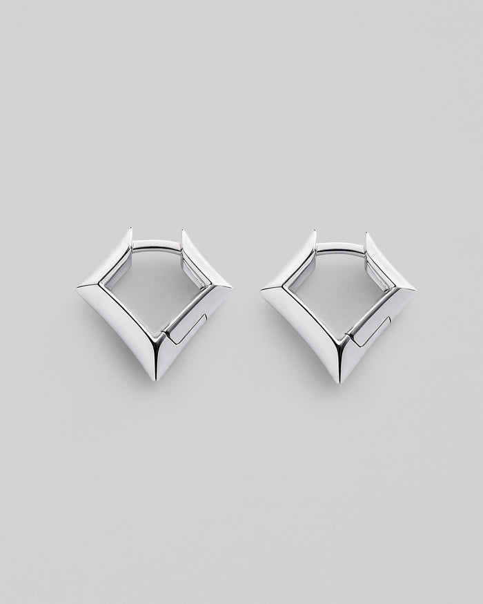 Silver earrings ÉCLAT