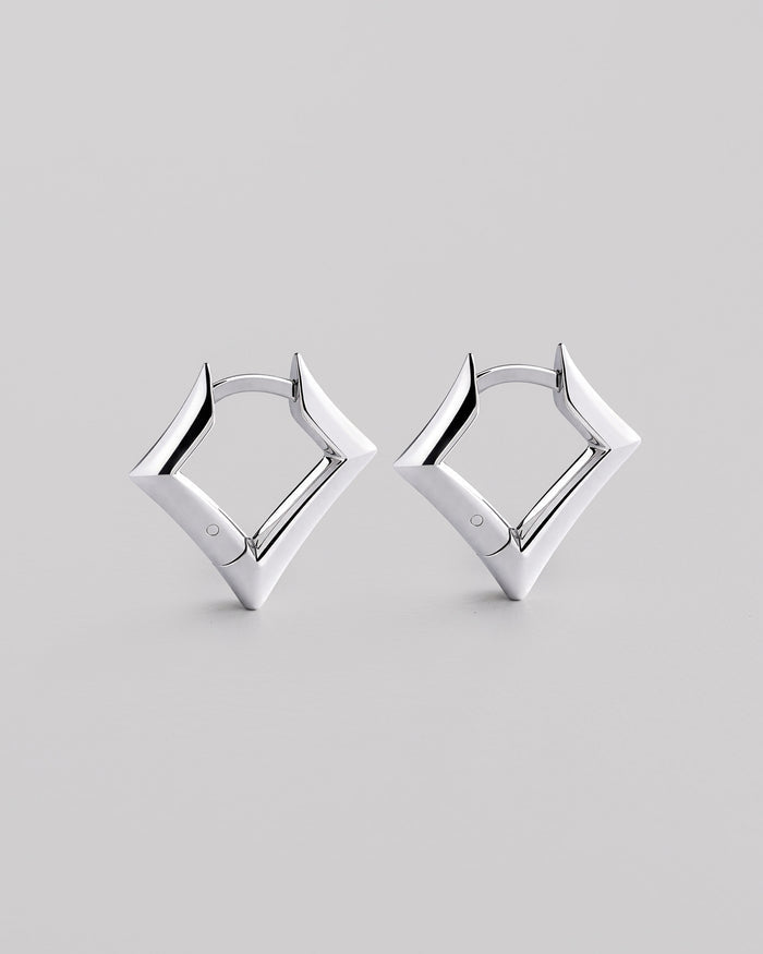 Silver earrings ÉCLAT